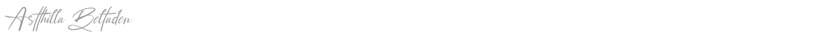 Astthilla Beltaden font preview